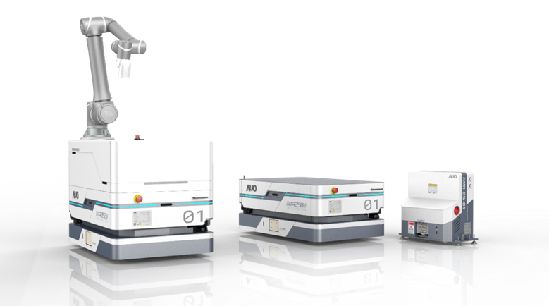 BG真人數位開發的自主式移動機器人（AMR250M），搭配全向輪並結合AI演算法、2D LiDAR、3D攝影機等技術，協助客戶實現產線全自動化